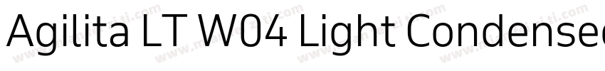 Agilita LT W04 Light Condensed字体转换